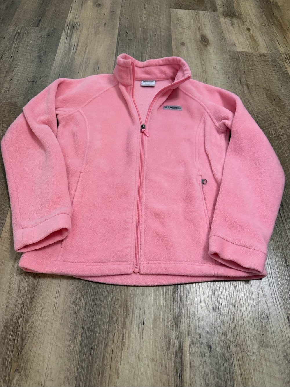 Columbia Kids Pink Full-Zip Fleece Jacket 10/12